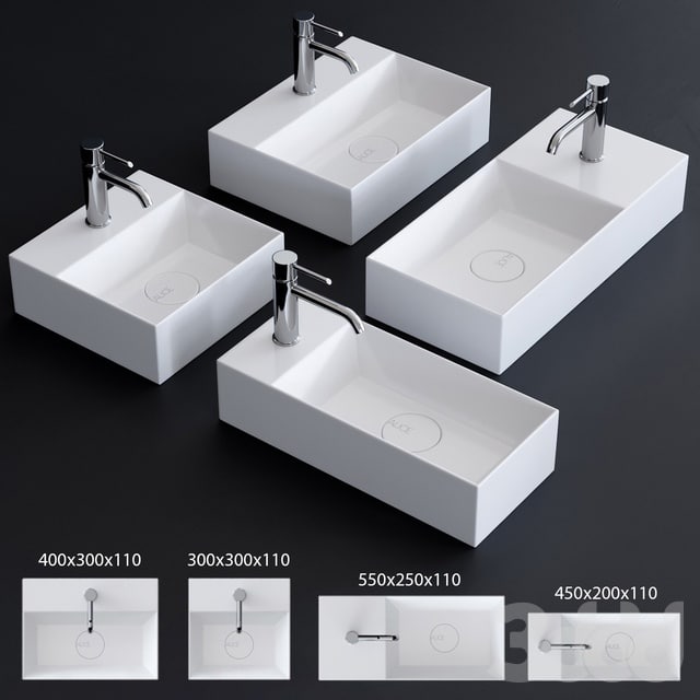 Alice Ceramica Spy Washbasin Set 1