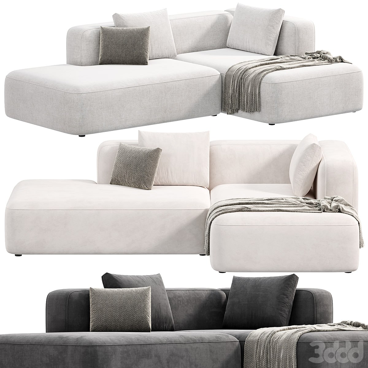 BASECAMP CHAISELOUNGE left Modular Sofa by makenordic 3
