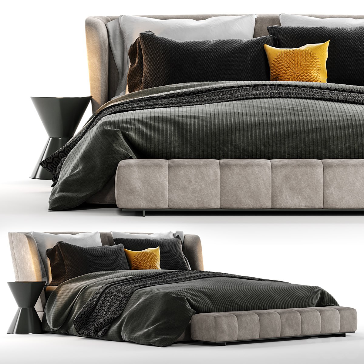 Minotti Reeves Bed