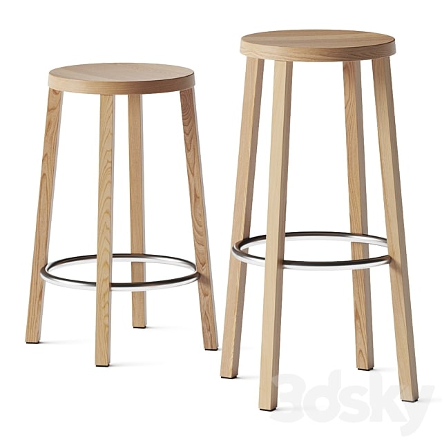 Plank Blocco Barstools