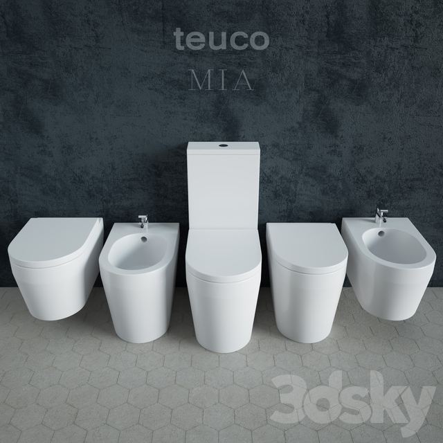 Toilet and bidet Teuco Mia