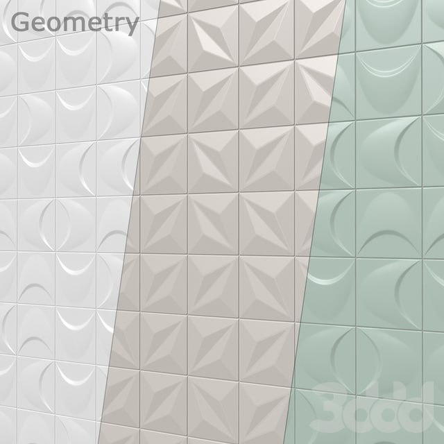 Tubadzin Color tile (2 models, 3 colors).