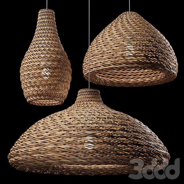 Rattan Pendant Light 08