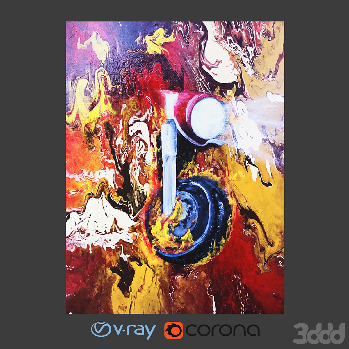 Author's painting, canvas 10