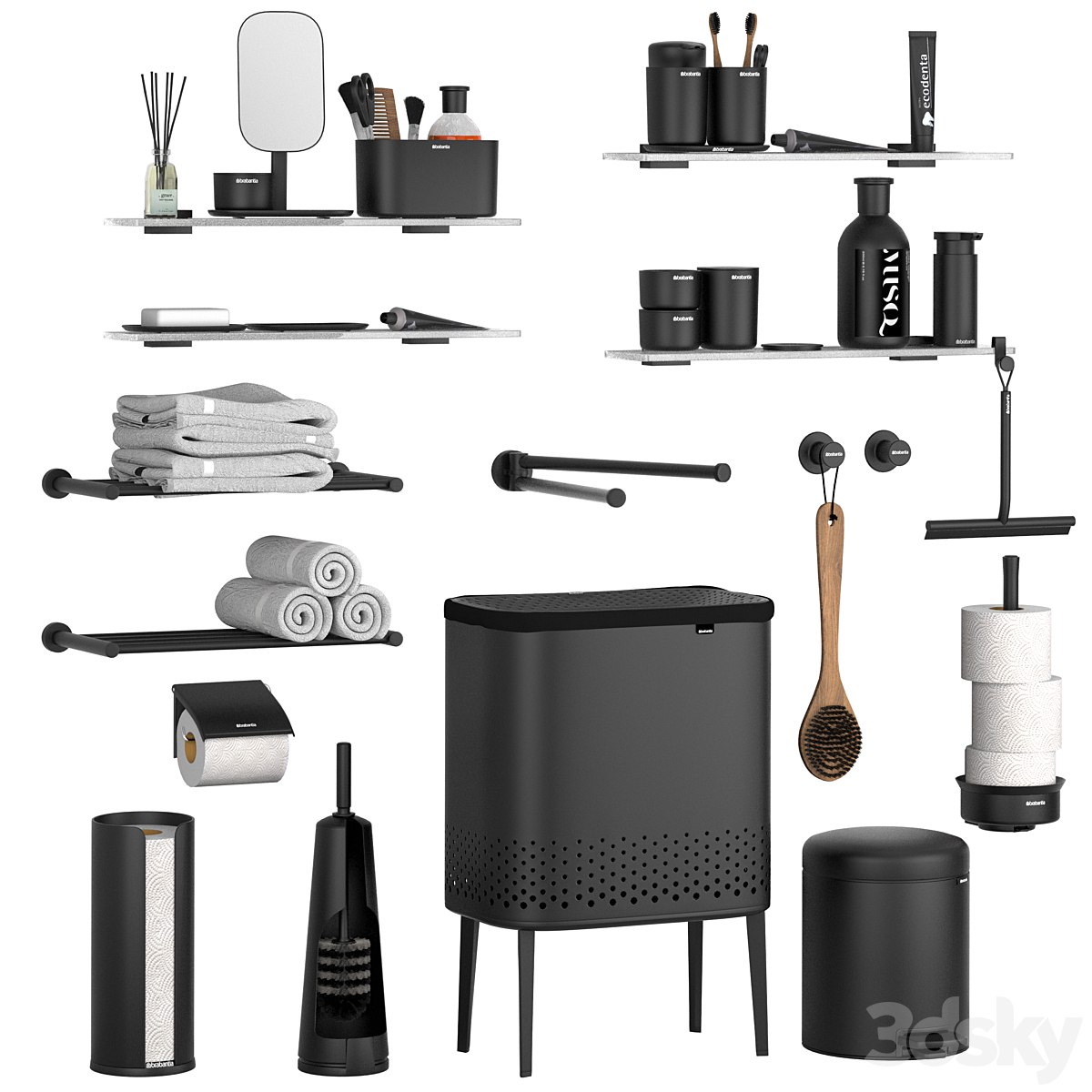 Accessories and decor for bathroom Brabantia, Colombo