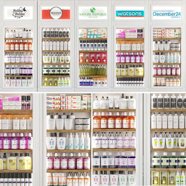 Watson. A set of cosmetics and care products. Beauty Salon and Bathroom Accessories