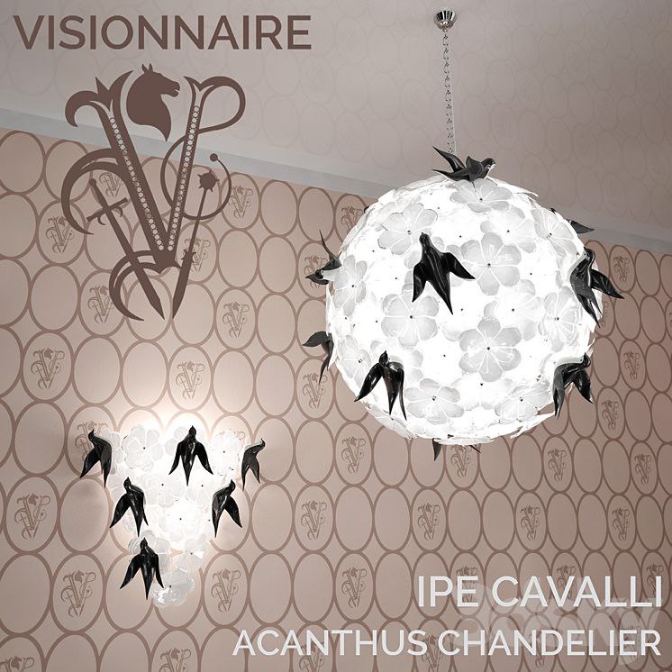 ACANTHUS CHANDELIER / IPE CAVALLI / VISIONNAIRE light