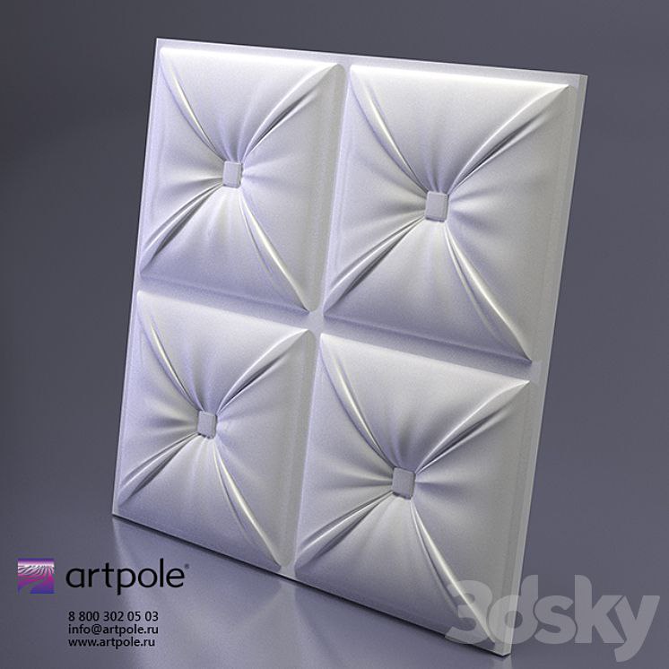 Plaster 3d panel Chester from Artpole