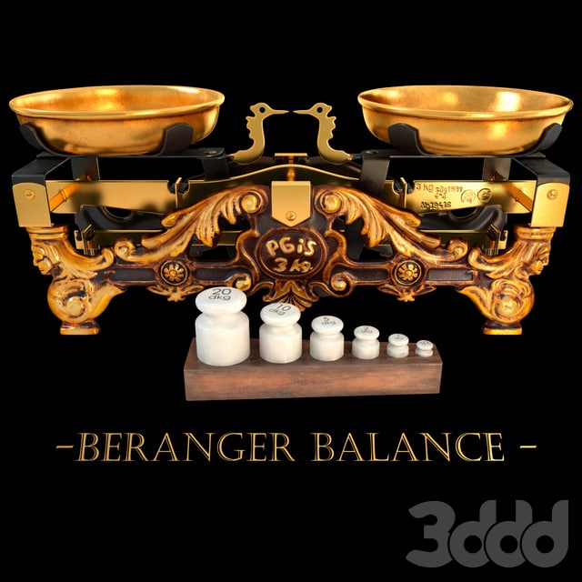 Antique scales Beranger