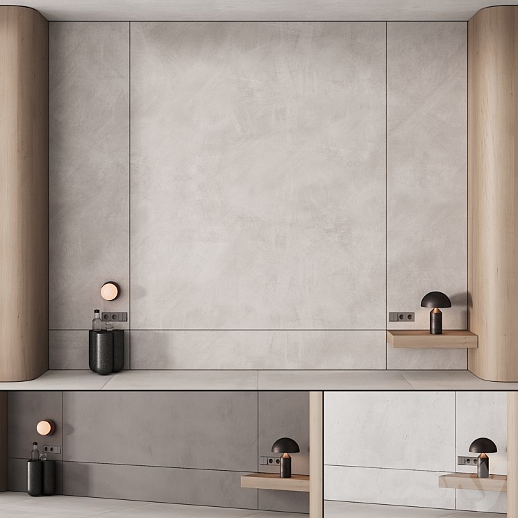 [amr_zyx](https://t.me/amr_zyx) 195 wall composition 01 bedroom headboard kit 01