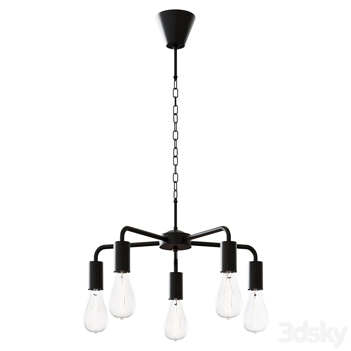 Chandelier VITALUCE Edwin 5xE27 max. 60W # 80319410