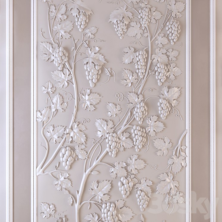 Decorative Panels Grapes. Panel The Grapes
