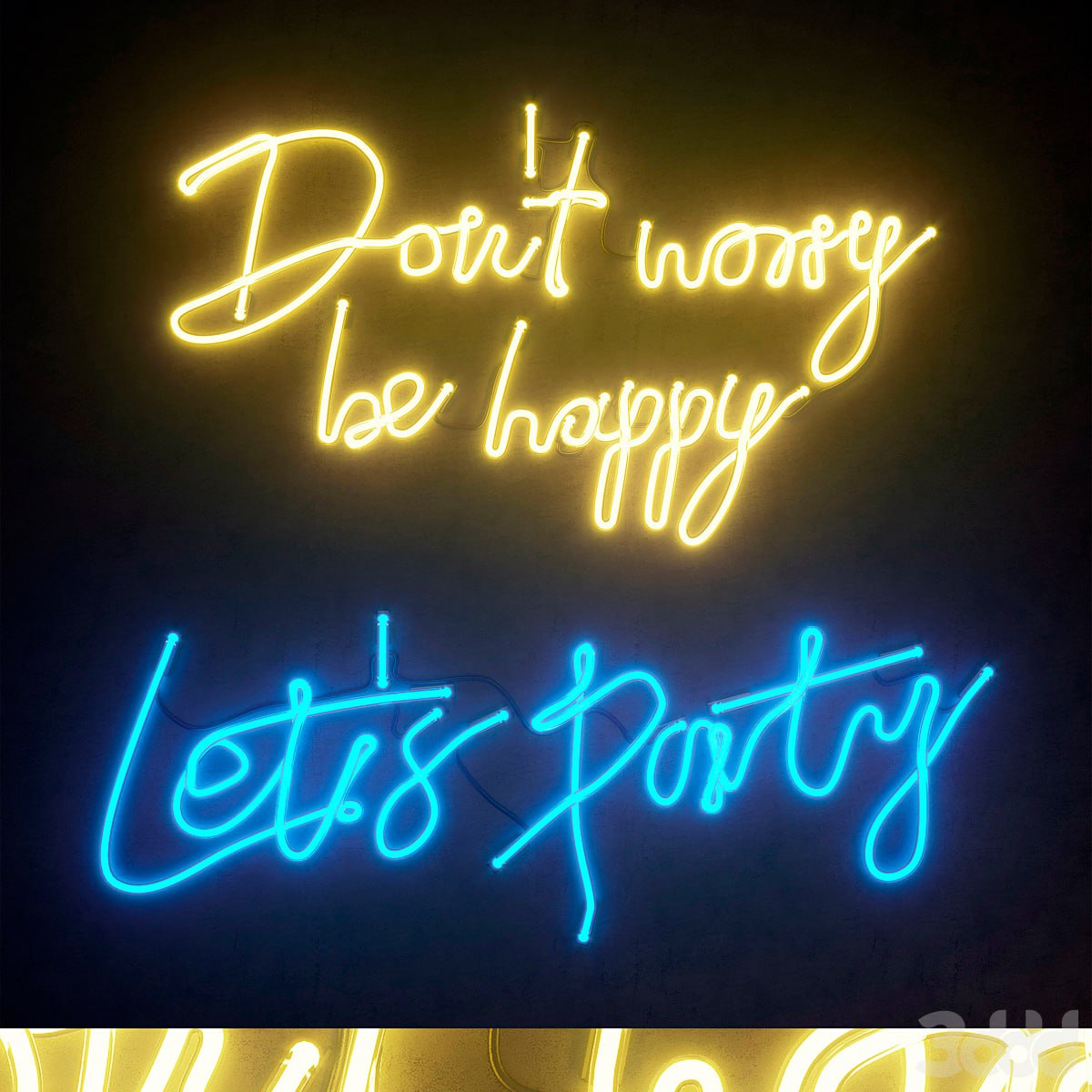 Light modules. Set 57. Neon