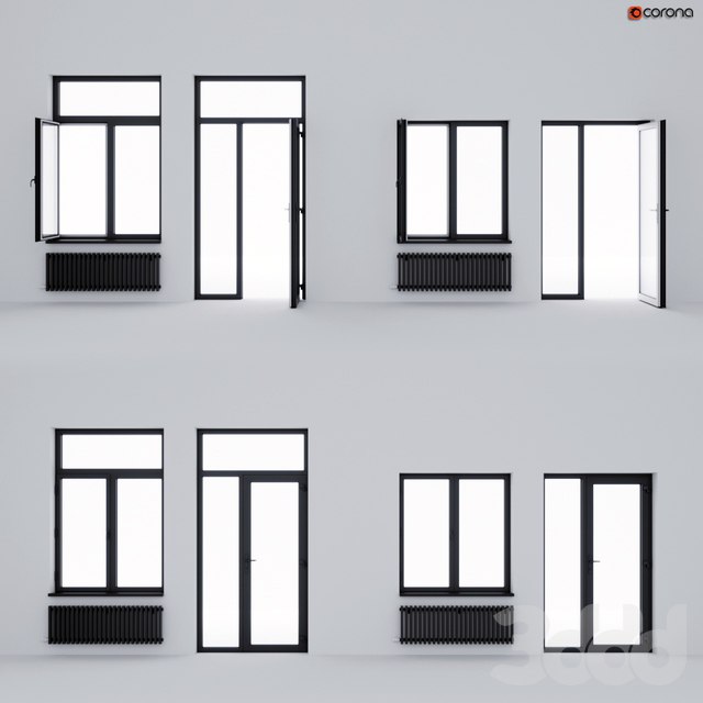 Aluminum window and balcony door ALUMIL