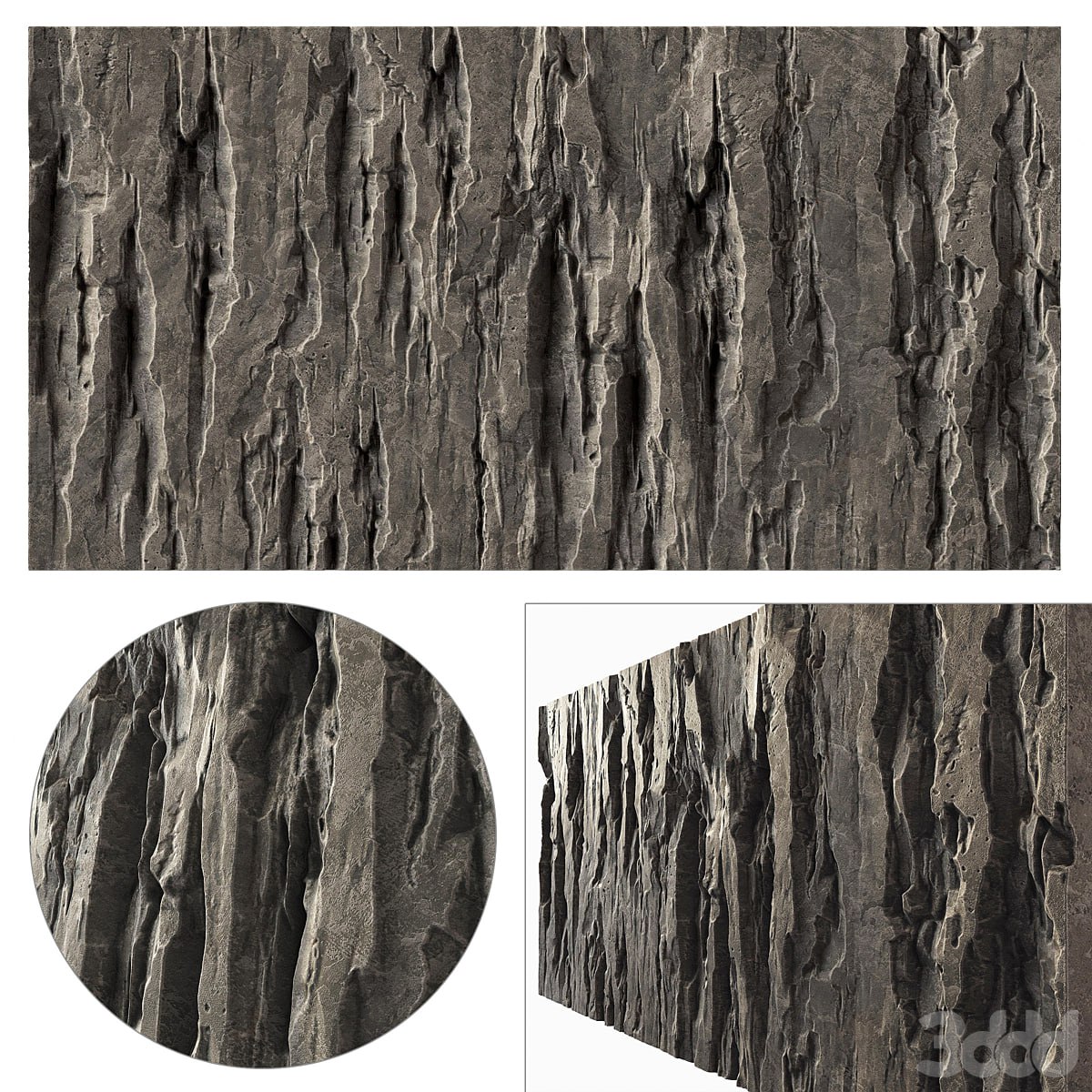 Wall stone slab rock mono n1