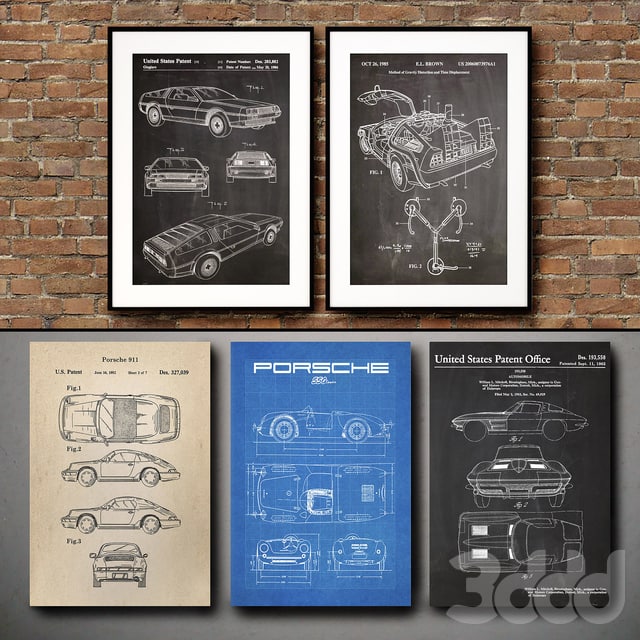 Picture in the frame. Collection 127. The car