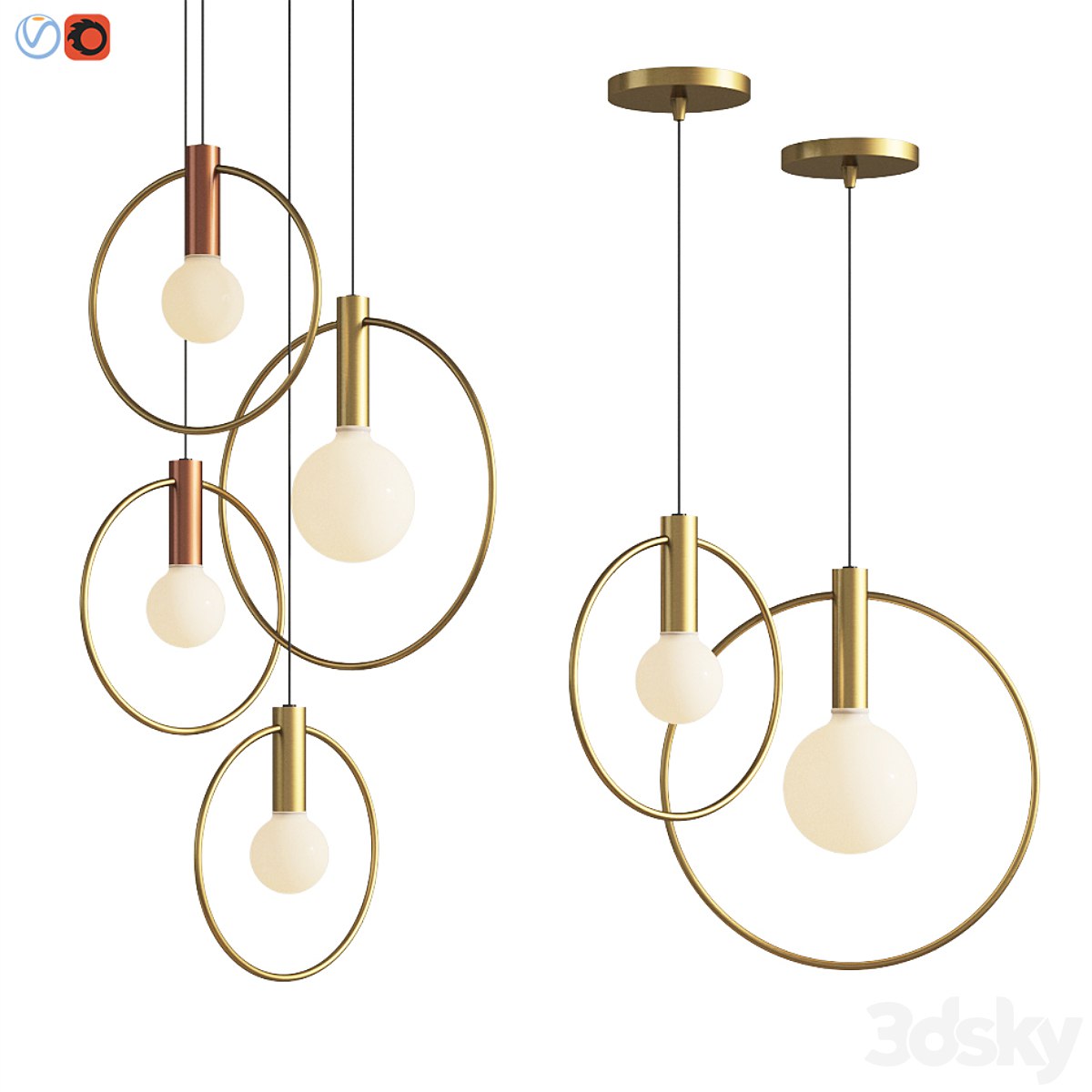 Aura Radial Cluster Ladies and gentlemen Studio