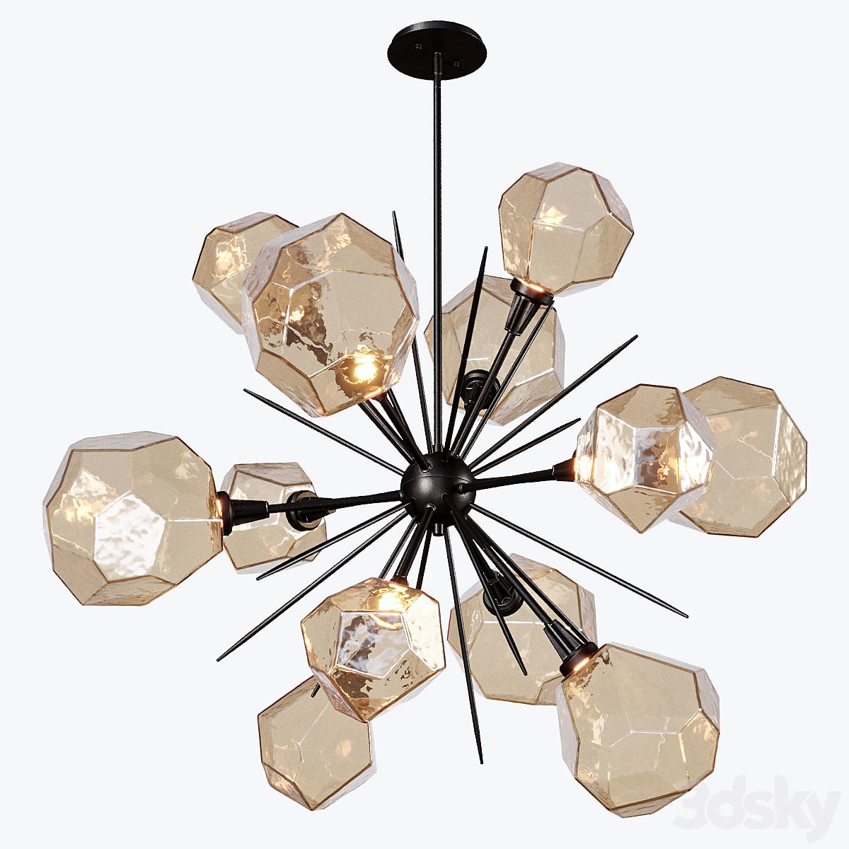 Gem Starburst Chandelier