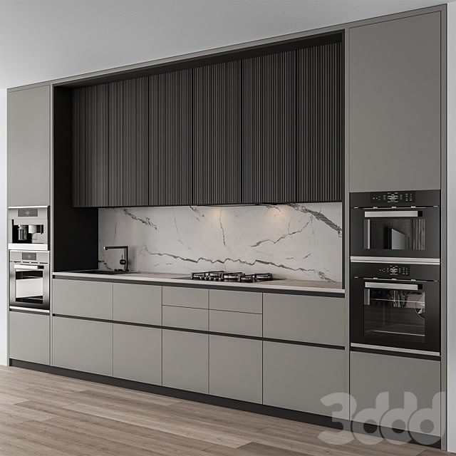 Kitchen Modern - Gray and Black Cabinets 97