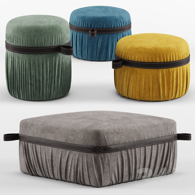 Herm poufs - Potocco