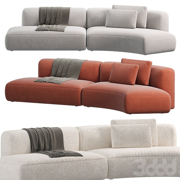 Cozy Curve Sofa by MDF ITALIA