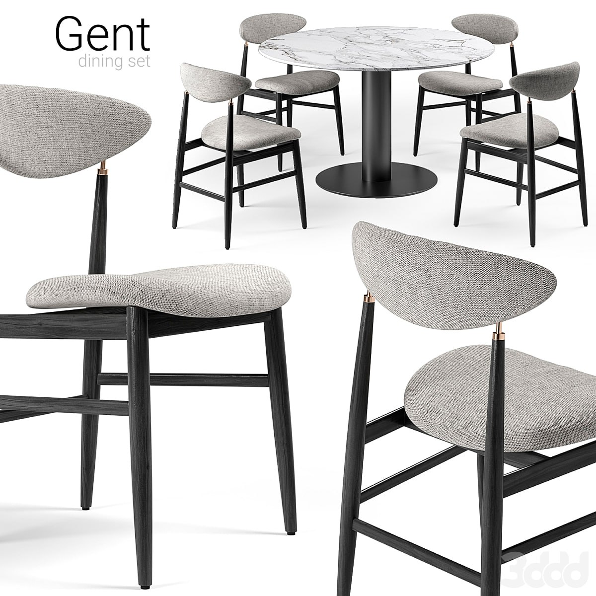Gubi dining set