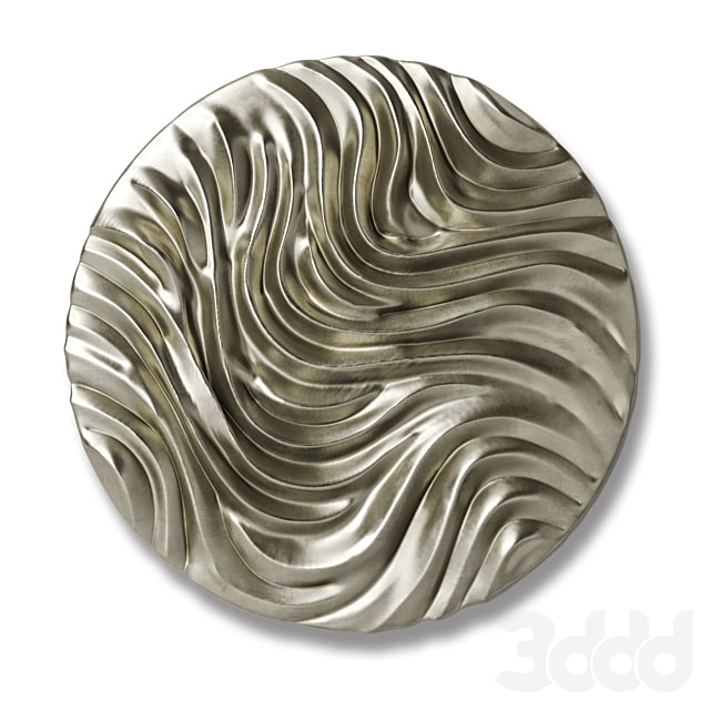 Round Wall panel Wave Circle wall panel