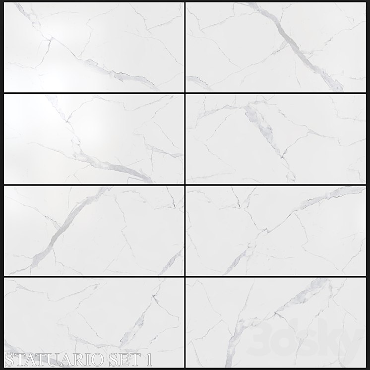 Decovita Statuario 600x1200 Set 1