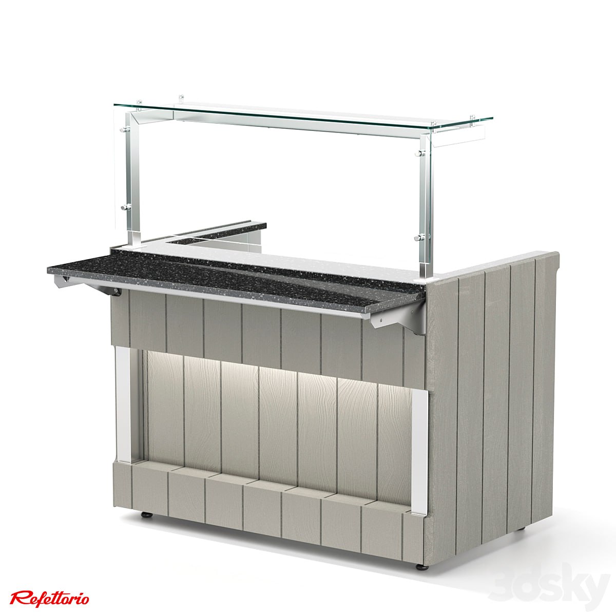 Bain-marie for first courses with electric burners RM1