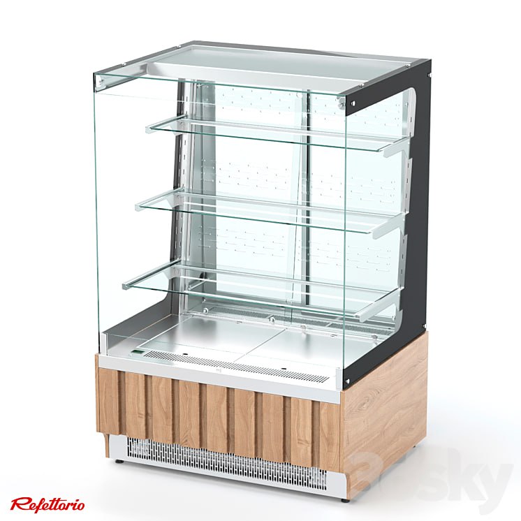 Refrigerated confectionery showcase (3 shelves) RKC2 AO Crystal