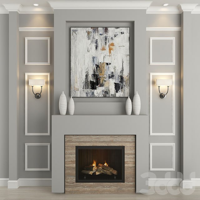 Fireplace and decor 18
