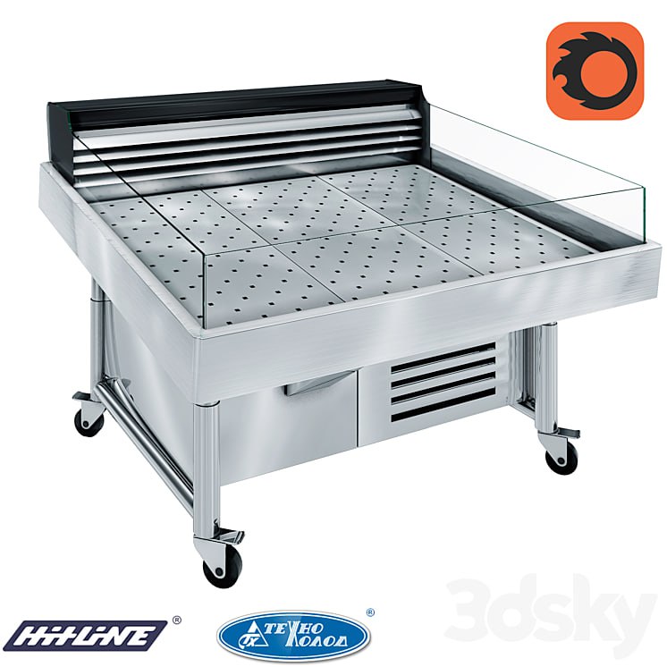 Refrigerated display case 1600 Refrigerated display case Virginia Al 110 fish self 092-SPLA