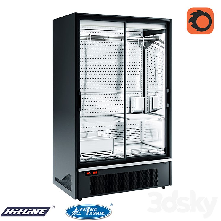 Refrigerated display case 2057 Indiana medium AV 070 meat D 210-DLA