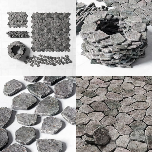 Rock Stone paving wall road / Rocky Stone for paving road walls