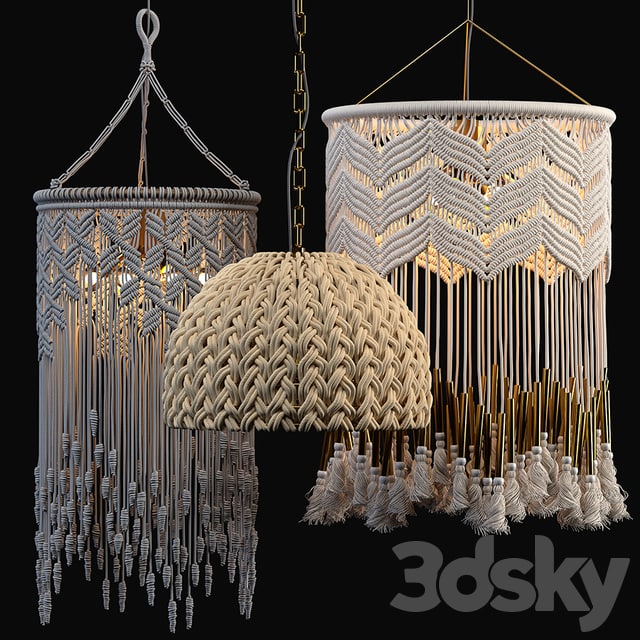Macrame Pendant Lights