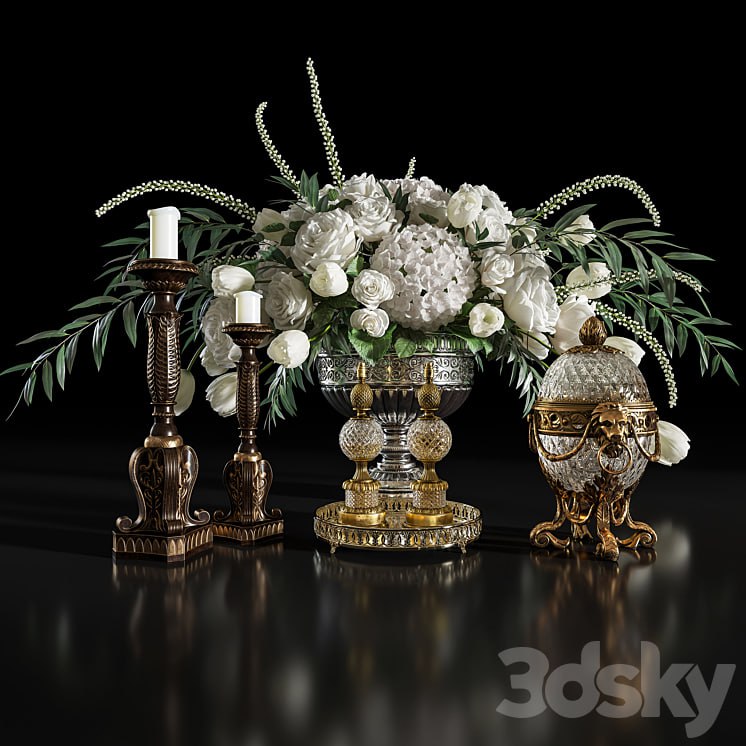 Decoration Set 28 Elegant and Antique
