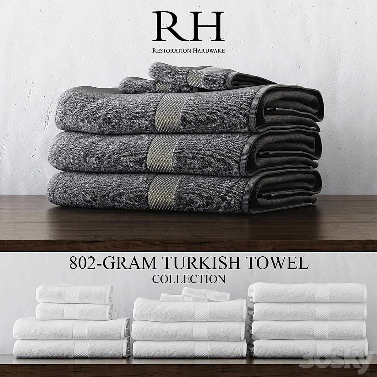 RH 802-GRAM TURKISH TOWEL COLLECTION