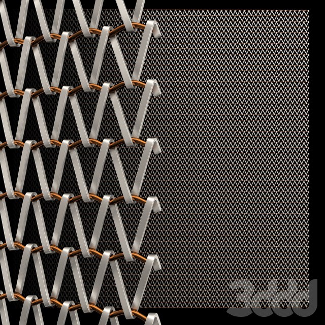 Architectural metal mesh 16x22mm