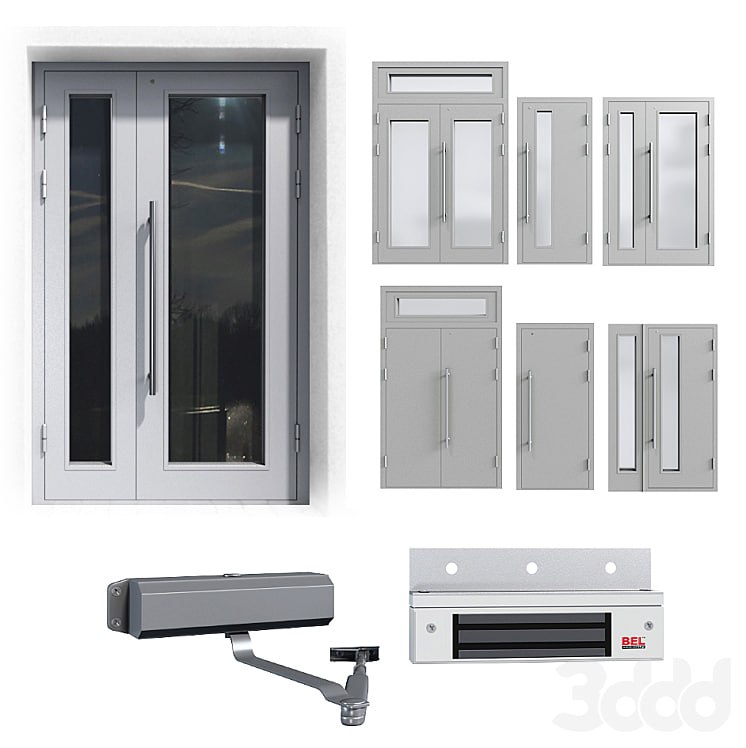 Entrance doors of the PROEM company