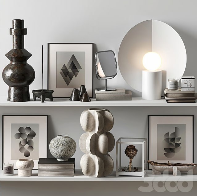 Decorative set with Ceramic 012