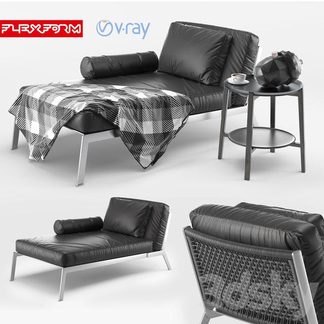 Flexform Happy Chaise Longue