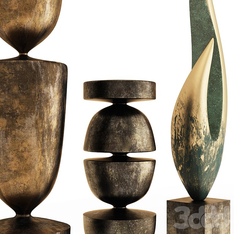 Set of three sculptures 2