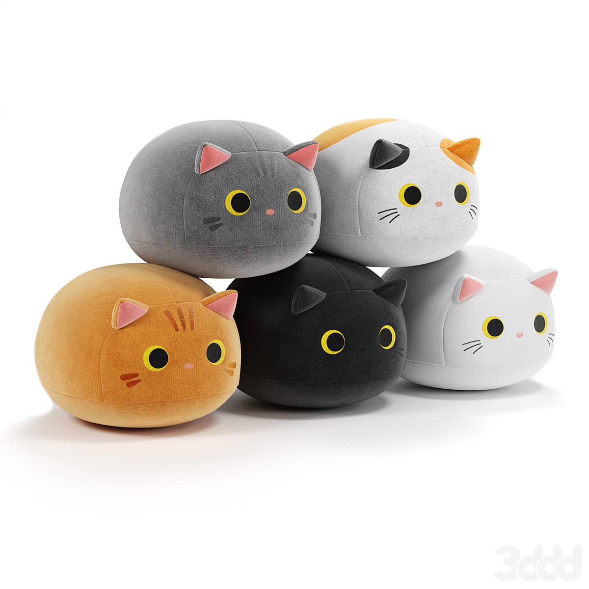 Soft toys cats
