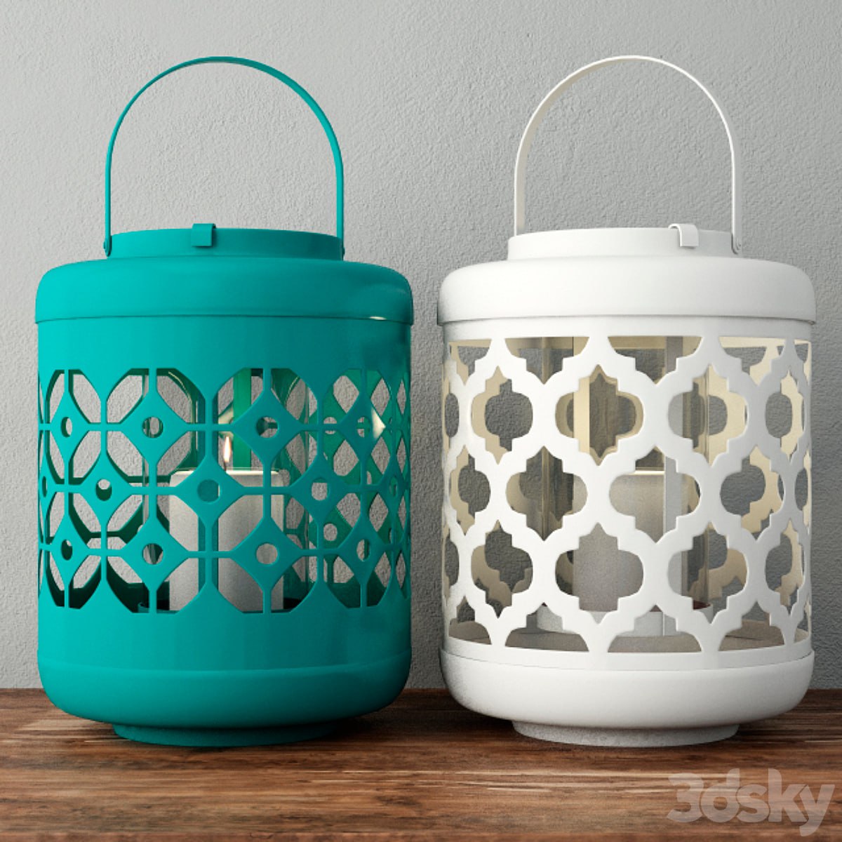 Dharma Metal Lantern Set