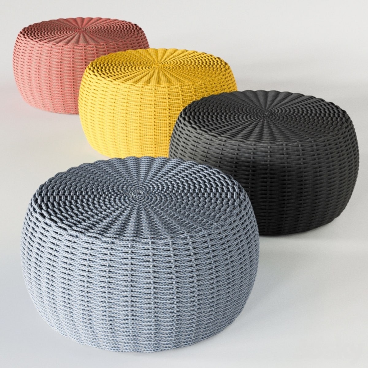 Tidelli, MARINA POUF (4 Colors)