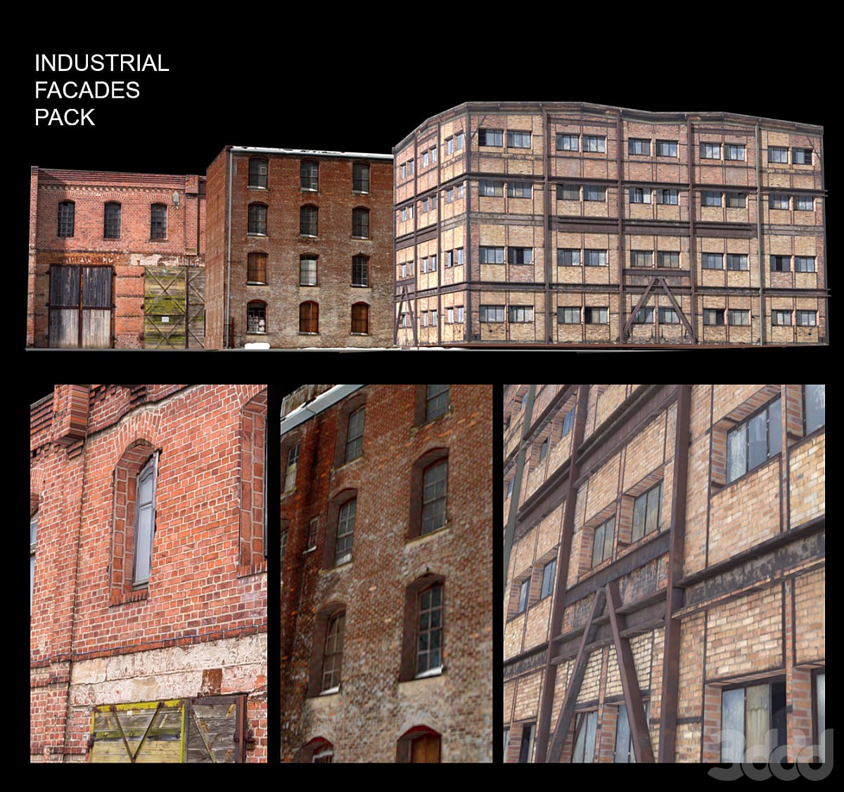 Facade for background vol.5 Industrial area