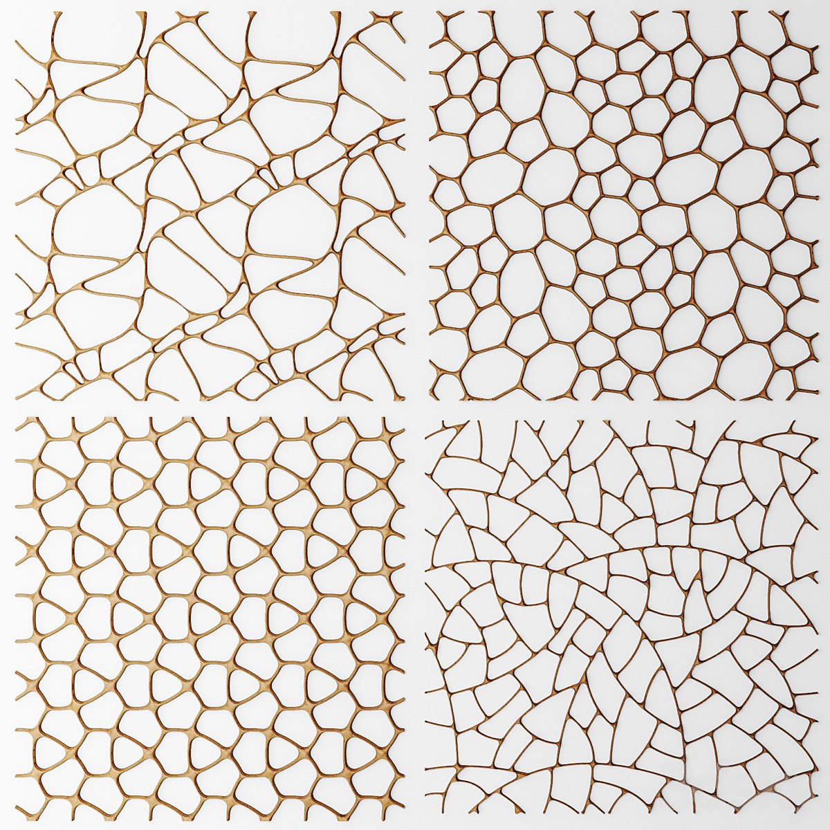 Set. The grille panel.Lattice, panel, pattern, art, abstraction, decorative, interior, wall decor