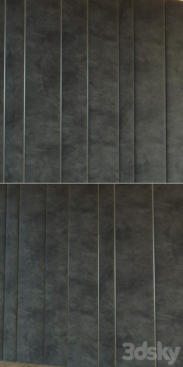 Decorative wall. Soft panel. eight