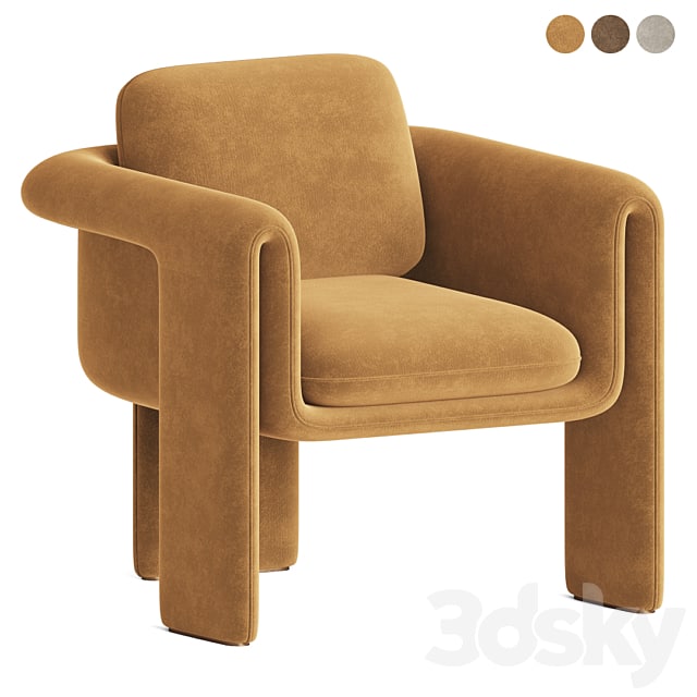 Floria Velvet Armchair