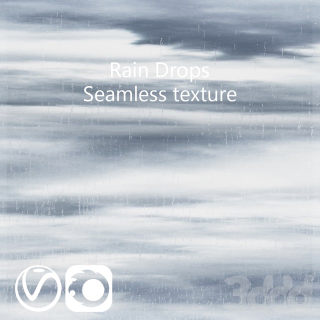 Wet glass - drops after rain